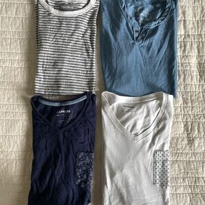 Men's T-Shirts Bundle - 3 x Express & 1 x Lucky Brand